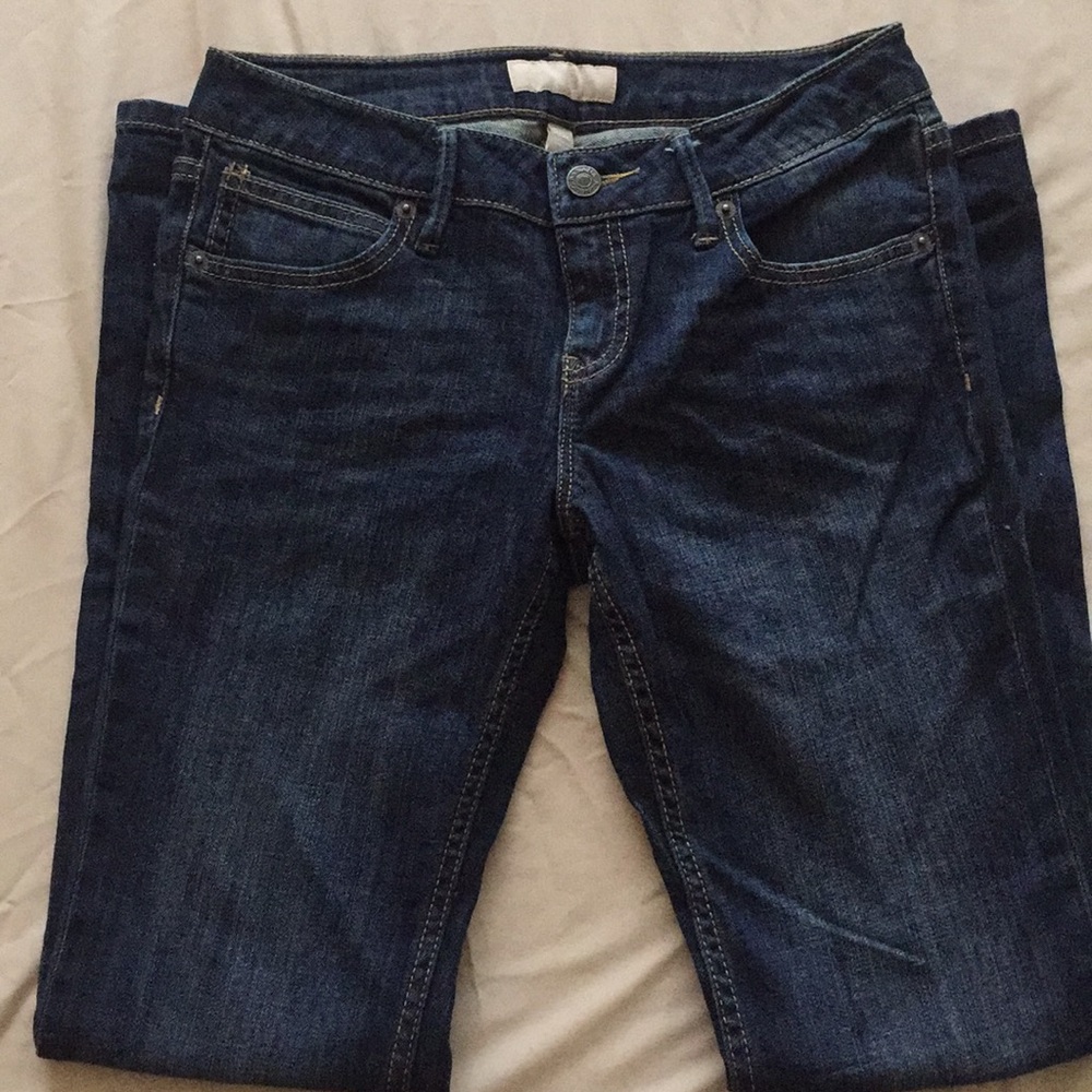 Banana Republic Women's Dark Blue Bootcut Jeans